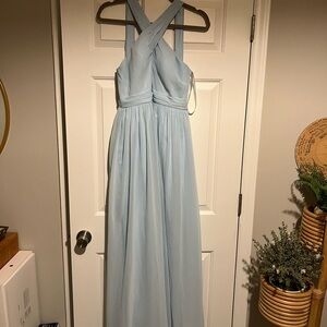 Azazie Elvira Bridesmaids Dress (Sky Blue A4)